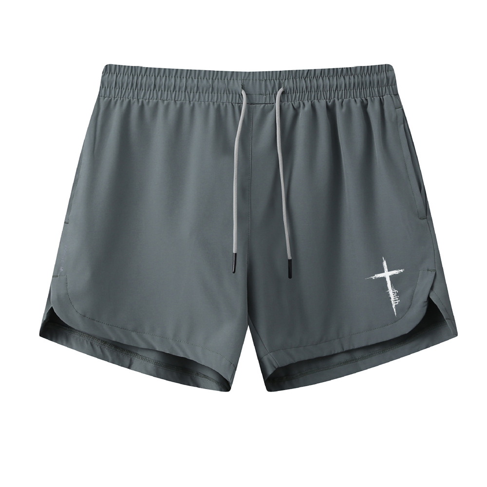 Faith Cross 5-Inch Quick-Dry Shorts