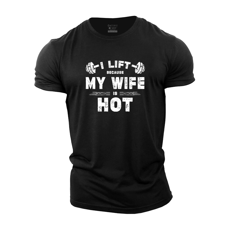 My Wife Is Hot Cotton T-Shirt